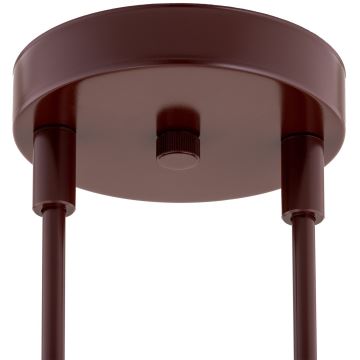 Argon 1842 - Lámpara colgante ABSOS 4xE14/7W/230V alabastro marrón