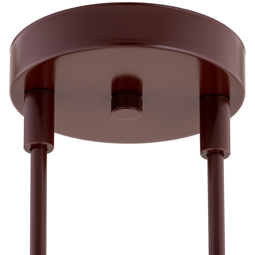 Argon 1842 - Lámpara colgante ABSOS 4xE14/7W/230V alabastro marrón