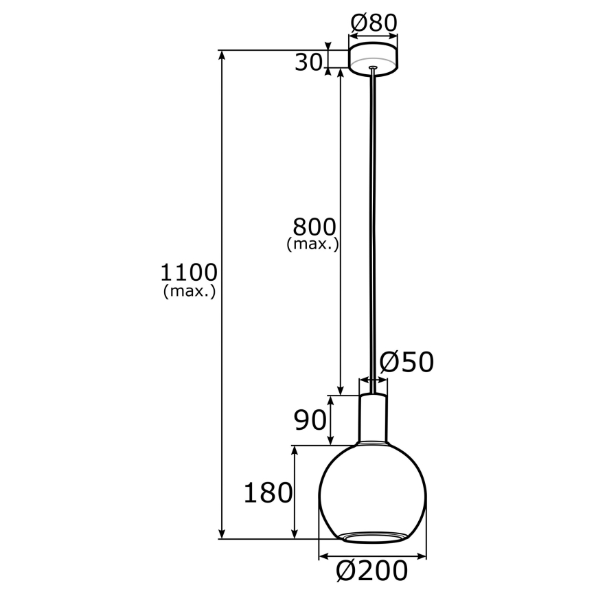 Argon 4357 - Lámpara colgante SAGUNTO 1xE27/15W/230V diá. 20 cm latón