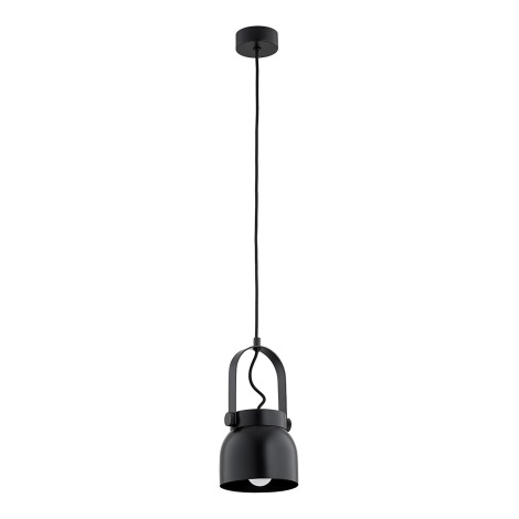Argon 8291 - Lámpara colgante LOGAN 1xE27/15W/230V diá. 14 cm negro