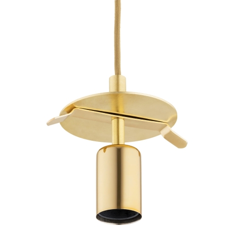Argon 8447 - Lámpara colgante ALMIROS 1xE27/15W/230V diá. 25 cm alabastro dorado