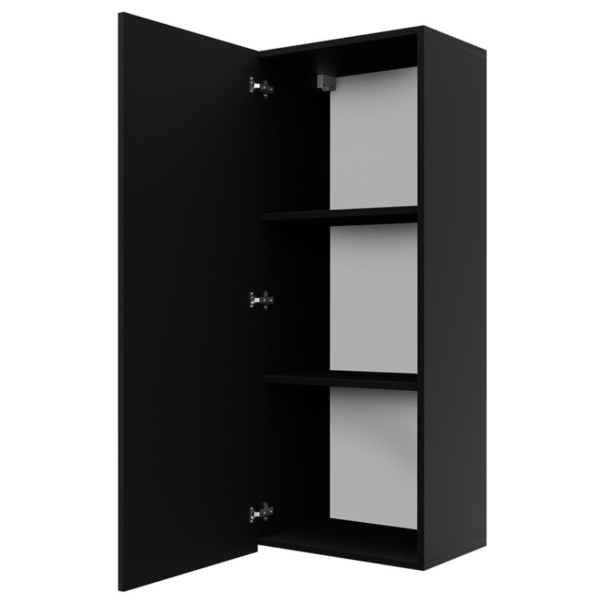 Armario de pared CALABRINI 117x45 cm negro