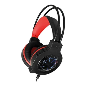 Auriculares LED para juegos VARR con micrófono 3,5 mm