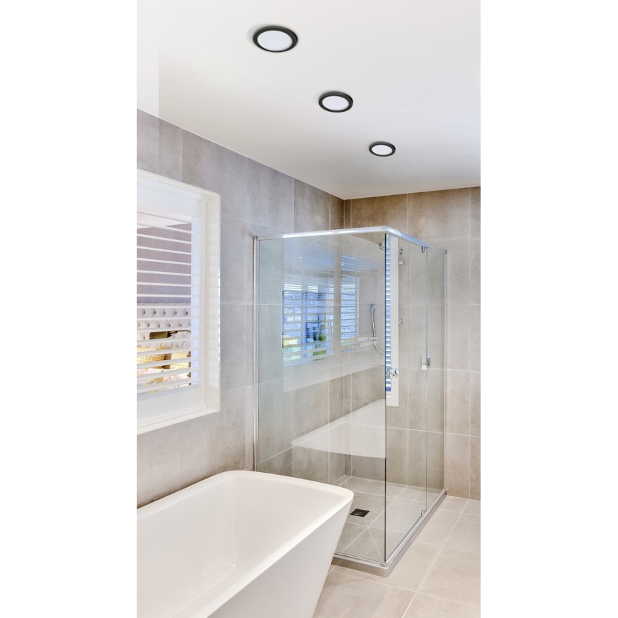 Azzardo AZ2835 - Lámpara empotrable de baño LED SLIM 1xLED/6W/230V IP44 CRI 90