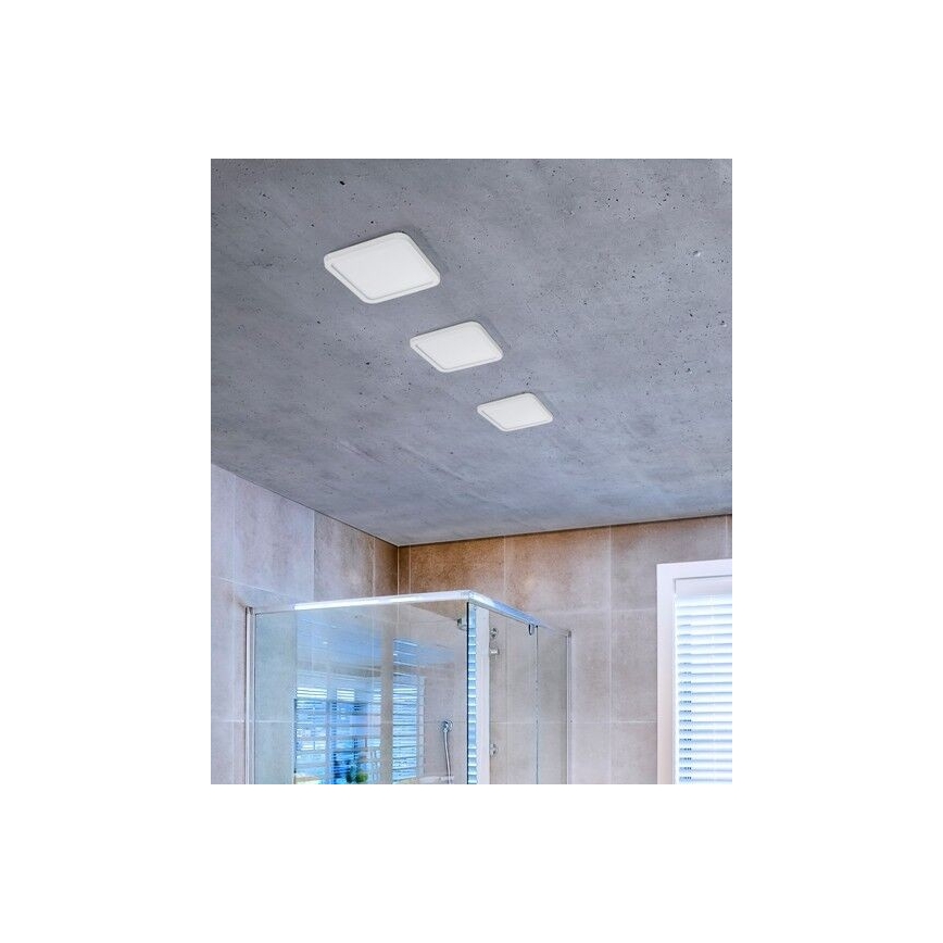 Azzardo AZ2837 - Lámpara empotrable de baño LED SLIM 1xLED/12W/230V IP44 CRI 90