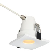 Azzardo AZ5391 - Lámpara empotrable de baño ROMOLO 1xGU10/50W/230V IP65 blanco