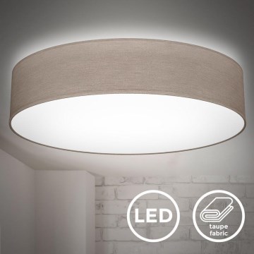 B.K. Licht 1395 - Plafón LED LED/20W/230V taupe