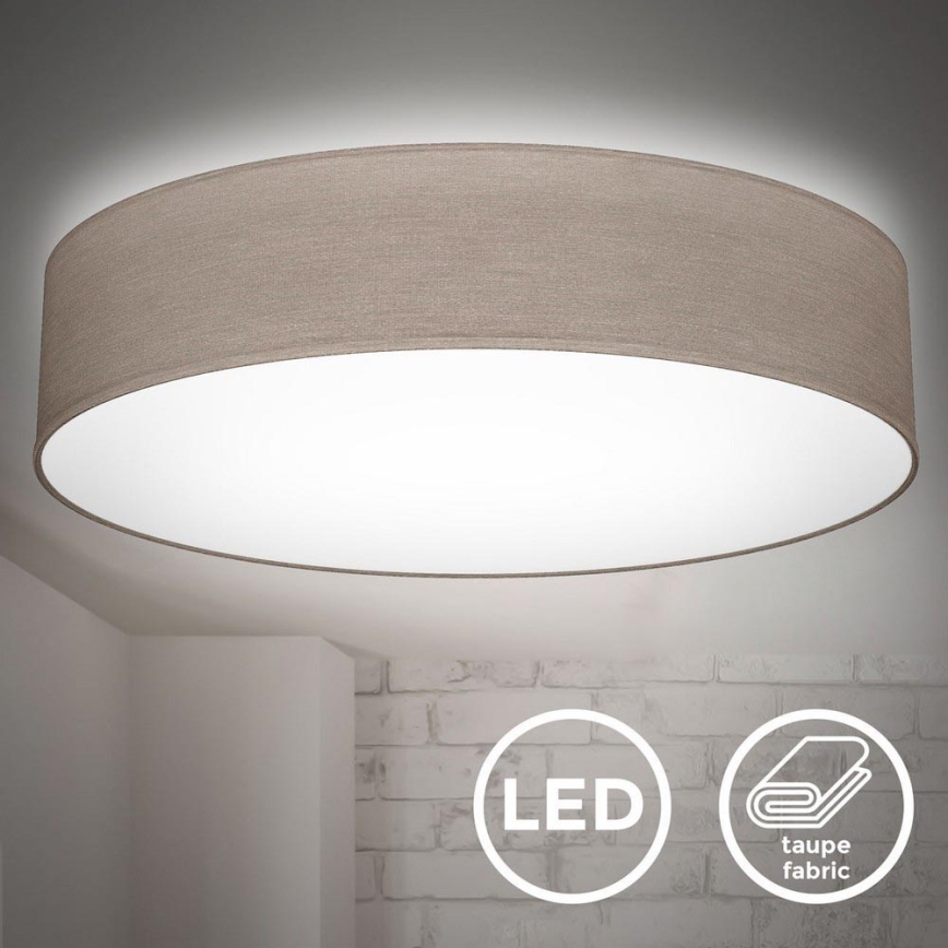 B.K. Licht 1395 - Plafón LED LED/20W/230V taupe