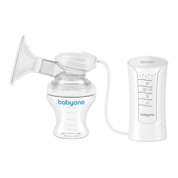 BabyOno - Extractor de leche electrónico NATURAL 180 ml