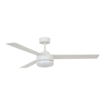 BAYSIDE 213032 - Ventilador de techo LED regulable LAGOON GX53/17W/230V blanco