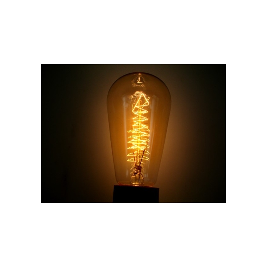 Bombilla decorativa regulable de alta resistencia SELEBY ST58 E27/60W/230V 2200K