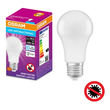 Bombilla LED antibacteriana A100 E27/13W/230V 6500K - Osram