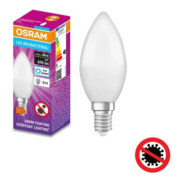 Bombilla LED antibacteriana B40 E14/4,9W/230V 6500K - Osram