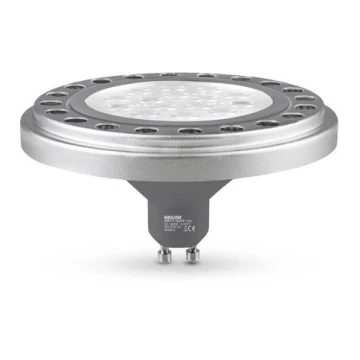 Bombilla LED AR111 GU10/12W/230V 3000K plata 30°