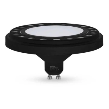 Bombilla LED AR111 GU10/12W/230V 4000K negro 120°