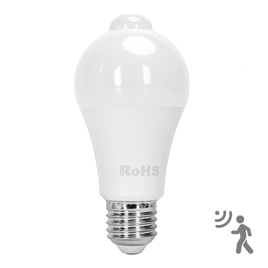 Bombilla LED con sensor de movimiento y crepuscular A60 E27/12W/230V 3000K - Aigostar