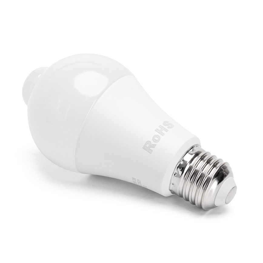 Bombilla LED con sensor de movimiento y crepuscular A60 E27/12W/230V 3000K - Aigostar