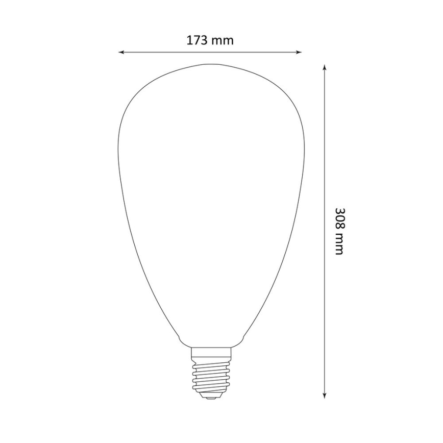 Bombilla LED DECO VINTAGE S173 E27/4W/230V 1800K