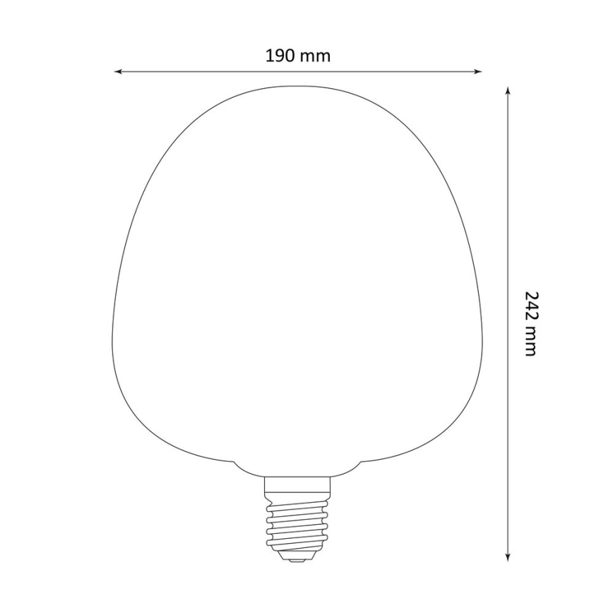 Bombilla LED DECO VINTAGE S190 E27/4W/230V 1800K