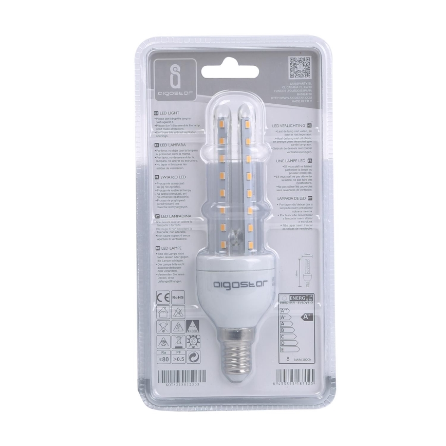 Bombilla LED E14/8W/230V 3000K - Aigostar