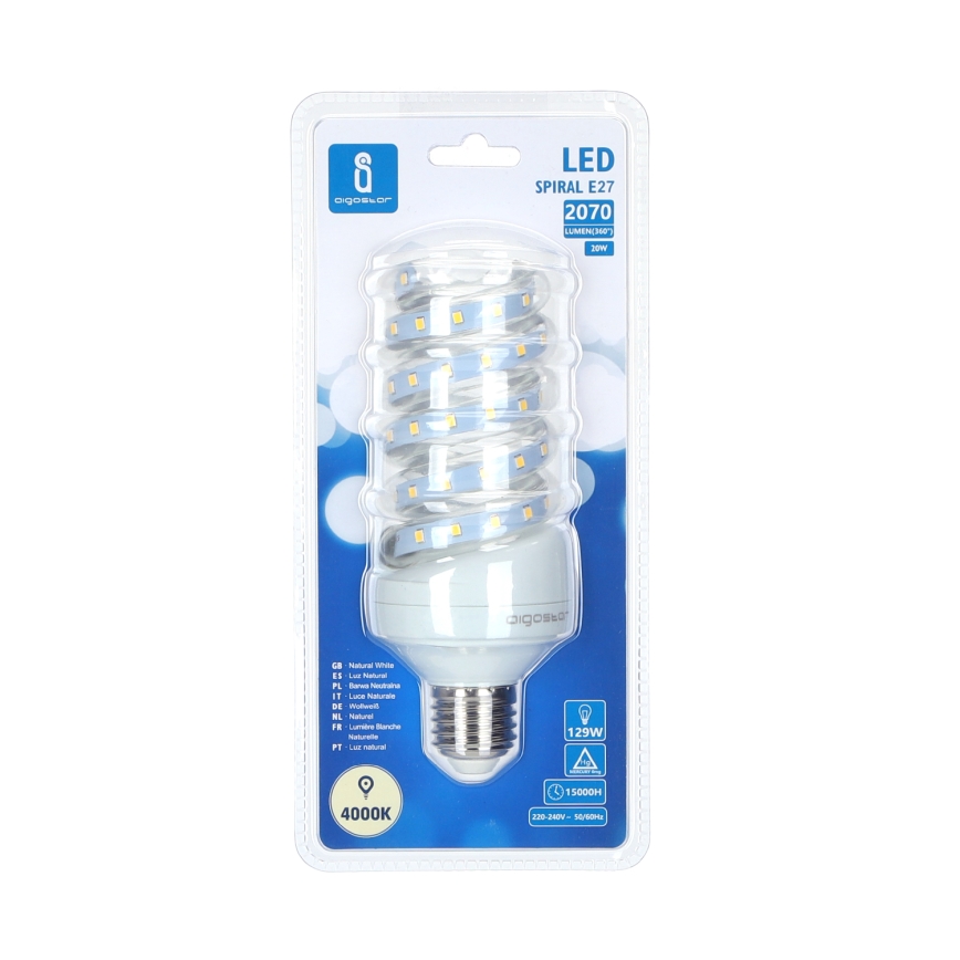 Bombilla LED E27/20W/230V 4000K - Aigostar