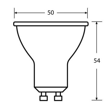 Bombilla LED ECO GU10/5W/230V 2700K 350lm