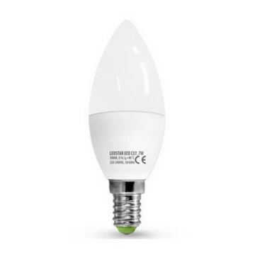 Bombilla LED ECOLINE C37 E14/7W/230V 4000K -  Brilagi