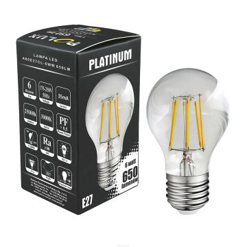 Bombilla LED FILAMENT A60 E27/6W/230V 3000K