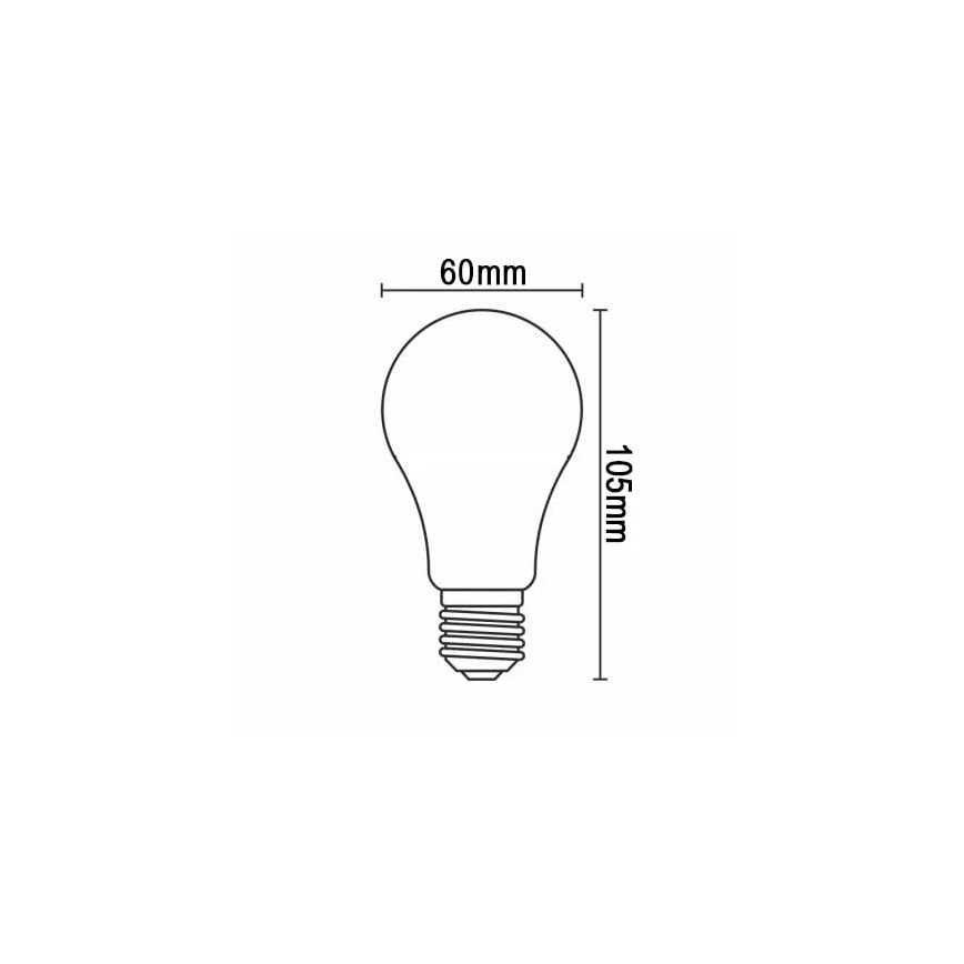 Bombilla LED FILAMENT A60 E27/7,3W/230V 3000K