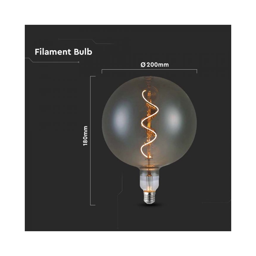 Bombilla LED FILAMENT G200 E27/4W/230V 2700K