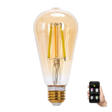 Bombilla LED FILAMENT ST64 E27/6W/230V 2700-6500K - Aigostar