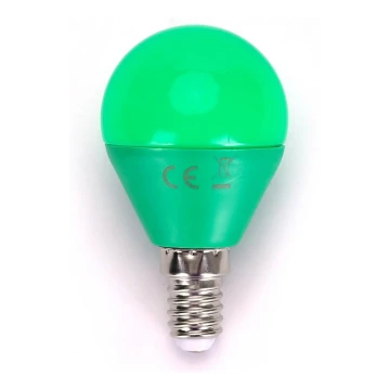 Bombilla LED G45 E14/4W/230V verde - Aigostar