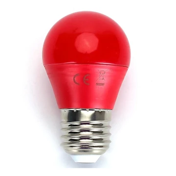 Bombilla LED G45 E27/4W/230V roja - Aigostar