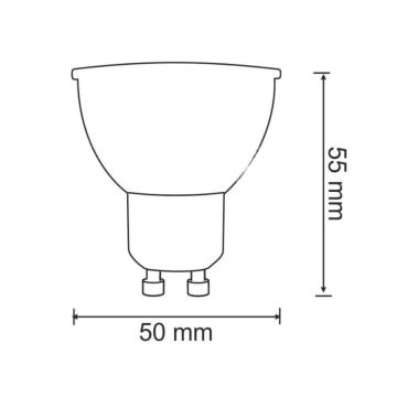 Bombilla LED GU10/7W/230V 3000K