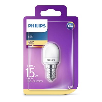 Bombilla LED para el frigorífico Philips E14/1,7W/230V 2700K