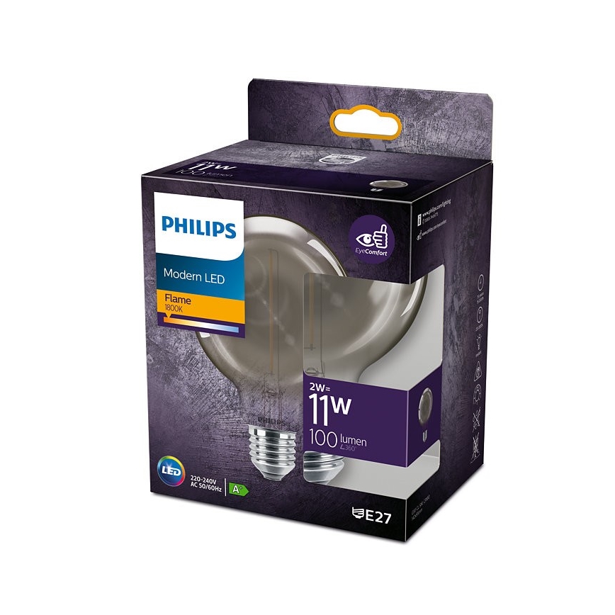 Bombilla LED Philips E27/2W/230V 1800K