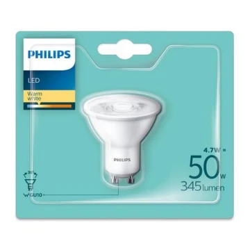 Bombilla LED Philips GU10/4,7W/230V 2700K