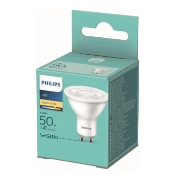 Bombilla LED Philips GU10/4,7W/230V 2700K