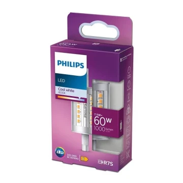 Bombilla LED Philips R7s/7,5W/230V 4000K 78 mm