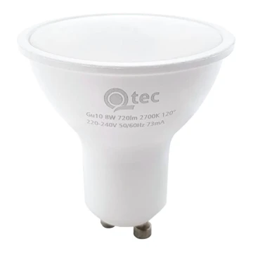 Bombilla LED Qtec GU10/8W/230V 2700K