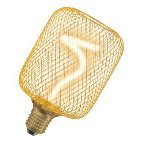 Bombilla LED regulable DECOR FILAMENT E27/3,5W/230V 1800K dorado - Osram