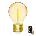 Bombilla LED regulable FILAMENT G45 E27/4,5W/230V 2700-6500K Wi-Fi - Aigostar