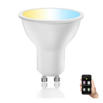 Bombilla LED regulable GU10/6W/230V 2700-6500K Wi-Fi - Aigostar