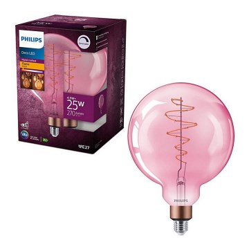 Bombilla LED regulable Philips DECO G200 E27/4,5W/230V 1800K