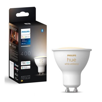 Bombilla LED regulable Philips Hue WHITE AMBIANCE GU10/4,2W/230V 2200-6500K