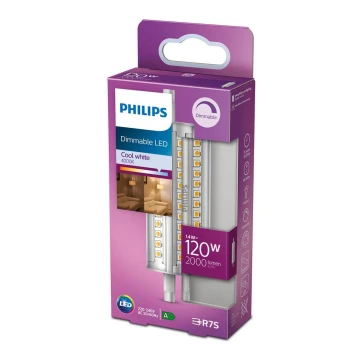 Bombilla LED regulable Philips R7s/14W/230V 4000K 118 mm