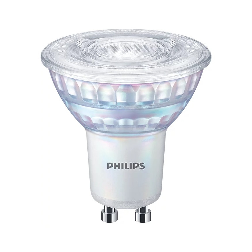 Bombilla LED regulable Philips Warm Glow PAR16 GU10/3,8W/230V 2200-2700K CRI 90