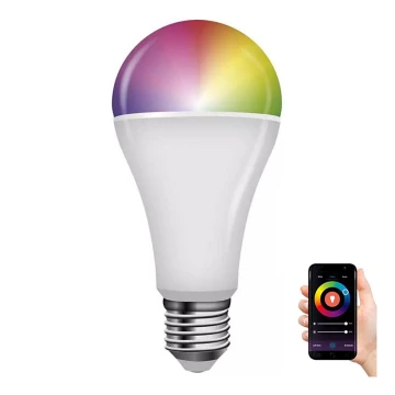 Bombilla LED RGB regulable GoSmart A65 E27/14W/230V 2700-6500K Tuya