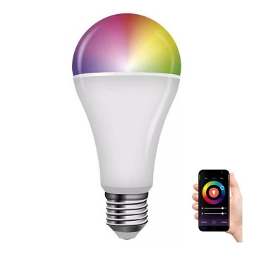 Bombilla LED RGB regulable GoSmart A65 E27/14W/230V 2700-6500K Wi-Fi Tuya