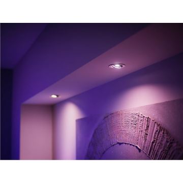 Bombilla LED RGBW regulable Philips Hue White And Color Ambiance GU10/4,2W/230V 2000-6500K